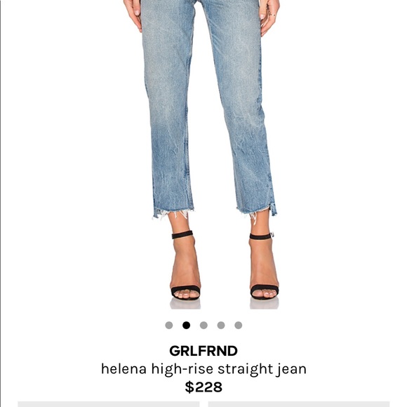 Helena High-Rise Straight Jean GRLFRND - Picture 2 of 8